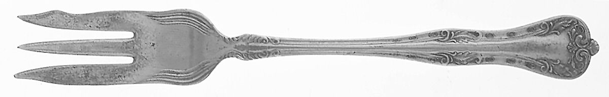 Queen Elizabeth (Silverplate, 1908) Pastry Fork by National Silver Co-1