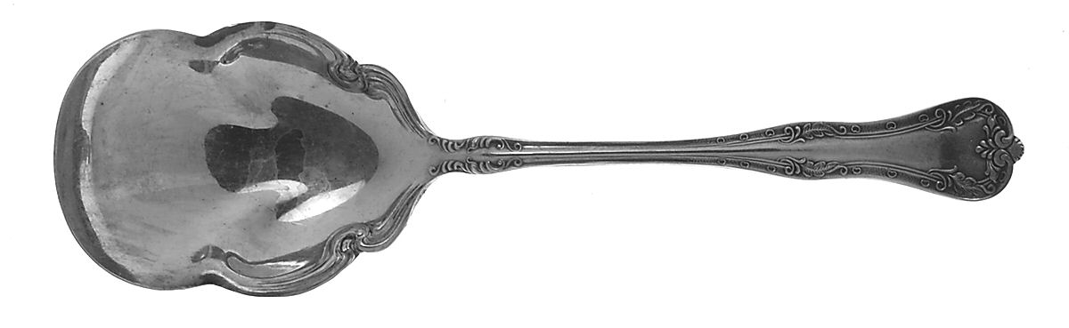 Queen Elizabeth (Silverplate, 1908) Solid Shell Casserole Spoon by National Silver Co-1