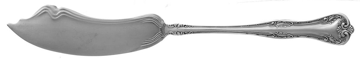 Queen Elizabeth (Silverplate, 1908) Flat Handle Master Butter Knife by National Silver Co-1