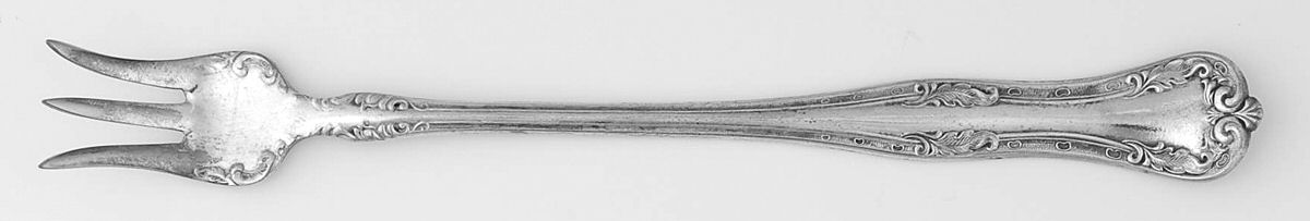 Queen Elizabeth (Silverplate, 1908) Cocktail/Seafood Fork by National Silver Co-1