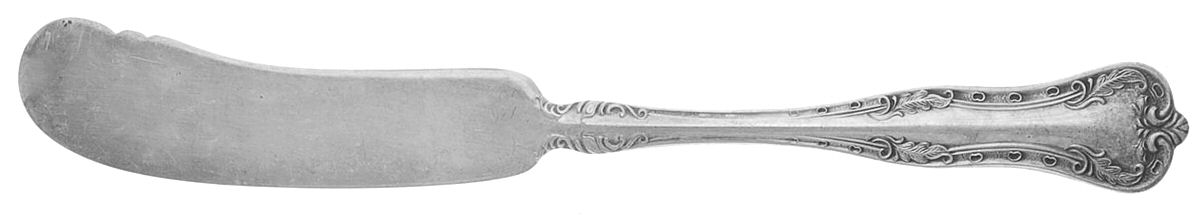 Queen Elizabeth (Silverplate, 1908) Flat Handle Butter Spreader by National Silver Co-1