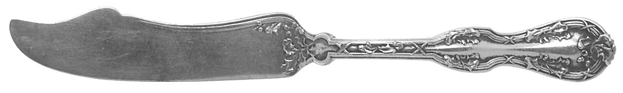Royal Oak (Silverplate, 1906) Flat Handle Master Butter Knife by National Silver Co-1