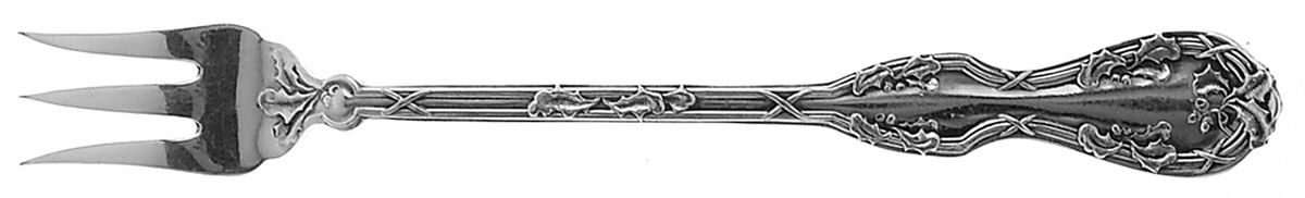 Royal Oak (Silverplate, 1906) Cocktail/Seafood Fork by National Silver Co-1