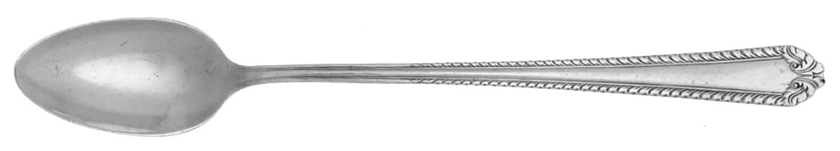 Shirley (Sterling, 1930) Iced Tea Spoon by National Silver Co-1