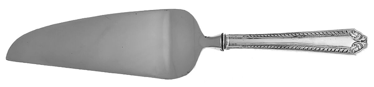 Shirley (Sterling, 1930) Pie and Cake Server with Stainless Blade HC by National Silver Co-1
