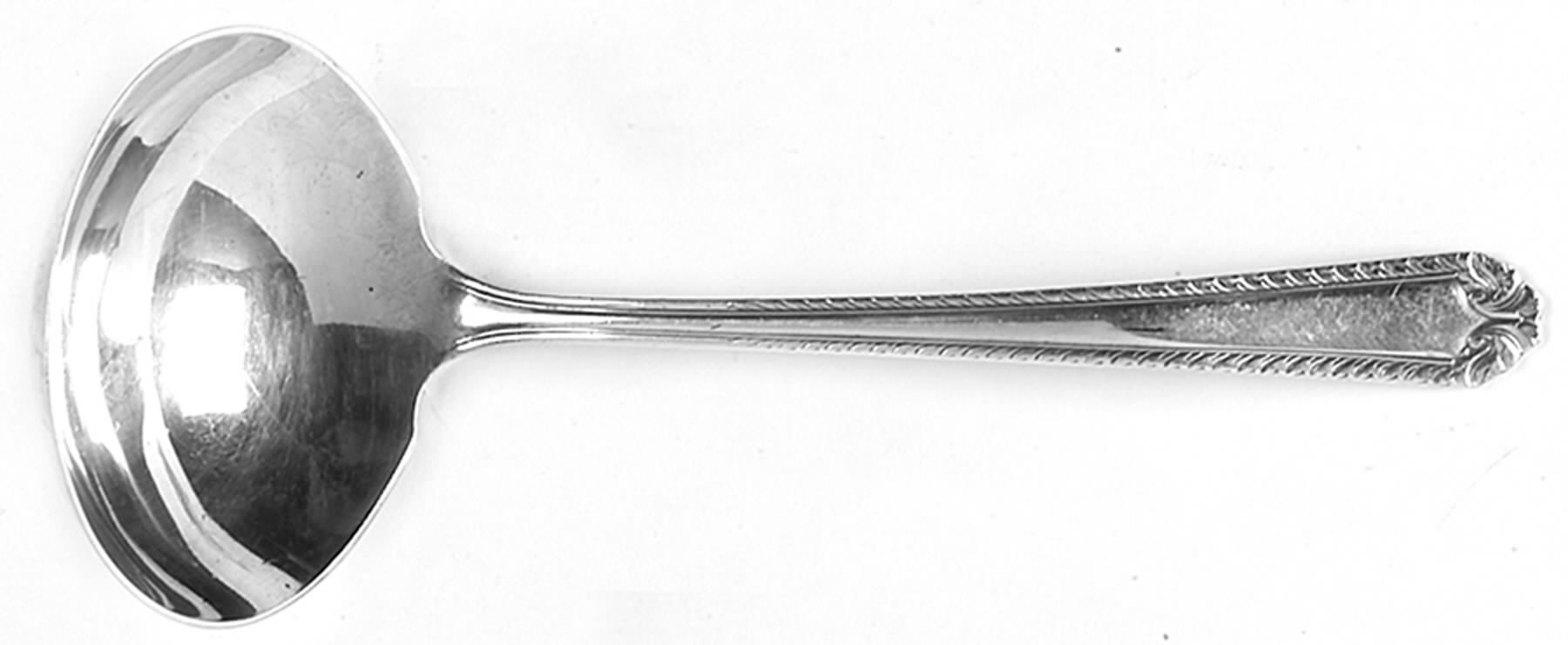 Shirley (Sterling, 1930) Solid Gravy Ladle by National Silver Co-1