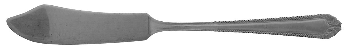 Shirley (Sterling, 1930) Flat Handle Master Butter Knife by National Silver Co-1