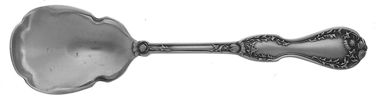 Thistle (Silverplate) Sugar Spoon by National Silver Co-1