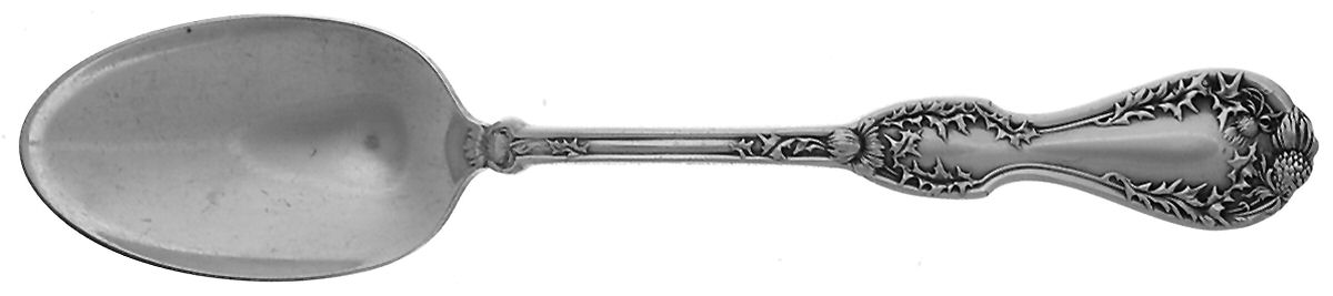 Thistle (Silverplate) Tablespoon (Serving Spoon) by National Silver Co-1