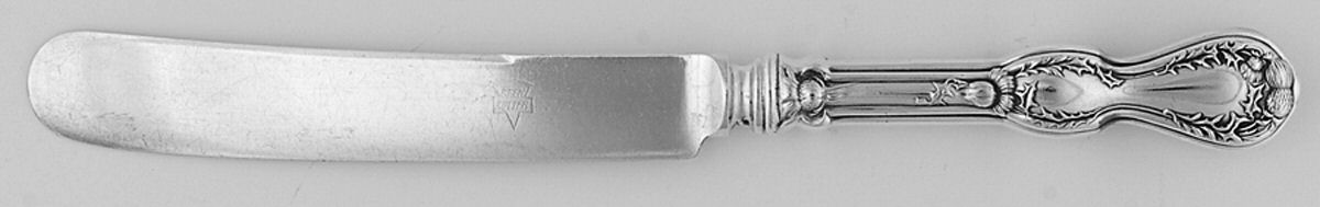 Thistle (Silverplate) Old French Hollow Knife with Bolster by National Silver Co-1