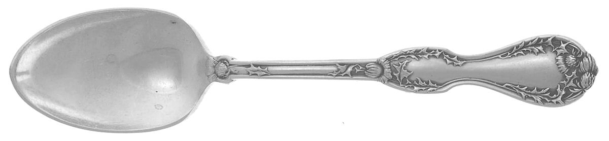 Thistle (Silverplate) Teaspoon by National Silver Co-1