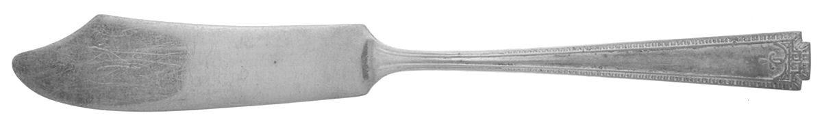 Viceroy One (Silverplate) Flat Handle Master Butter Knife by National Silver Co-1