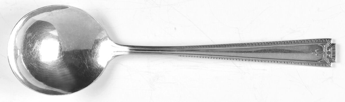 Viceroy One (Silverplate) Round Bowl Soup Spoon (Gumbo) by National Silver Co-1