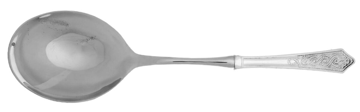 Celtic (Silverplate) Casserole Spoon with Smooth Stainless Bowl HC by Newbridge-1