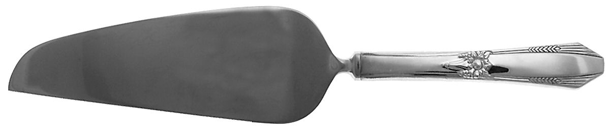Laurier (Sterling) Pie & Cake Server with Stainless Blade by Northumbria-1