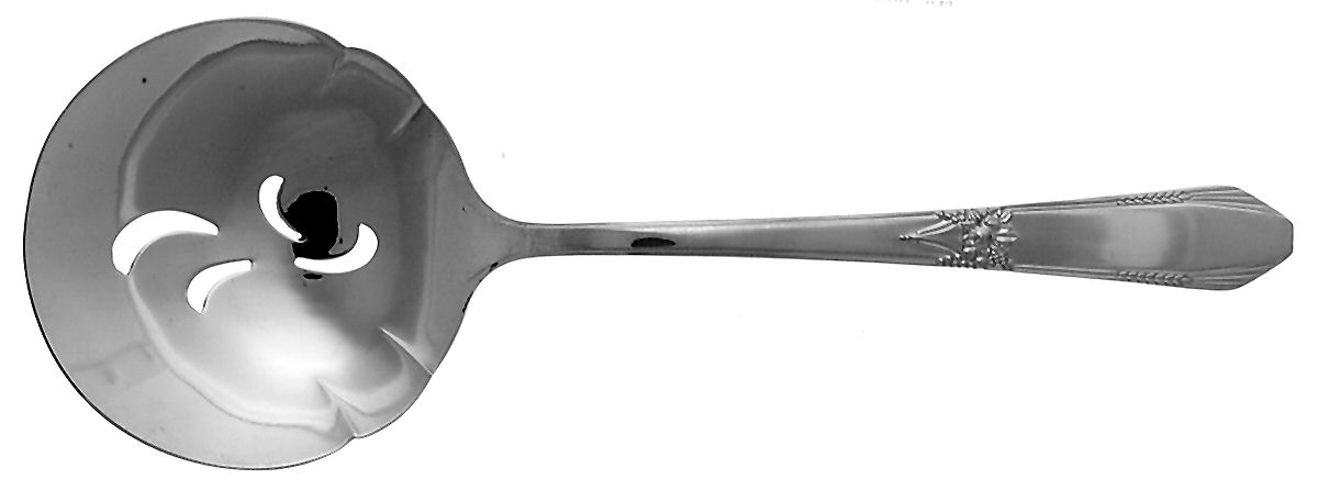 Laurier (Sterling) Tomato Server, Solid Piece by Northumbria-1