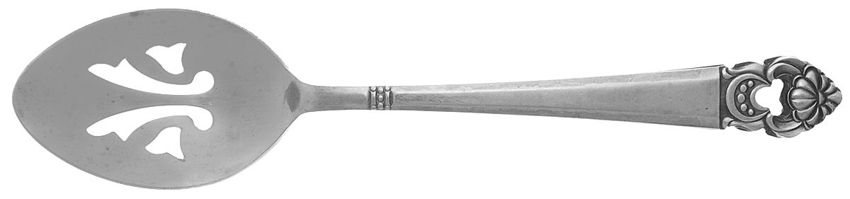 NST75 (Stainless) Pierced Tablespoon (Serving Spoon) by National Stainless-1