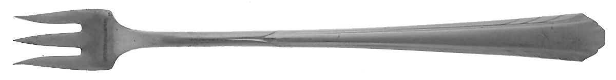 NTS16 (Silverplate) Cocktail/Seafood Fork by National Silver Co-1