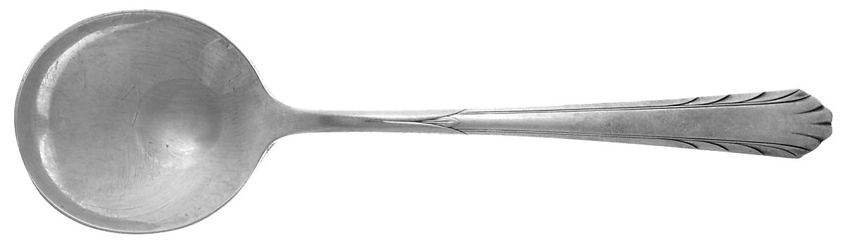 NTS16 (Silverplate) Round Bowl Soup Spoon (Gumbo) by National Silver Co-1