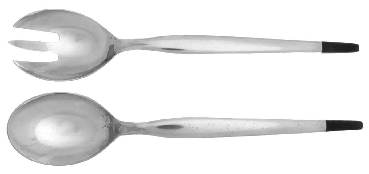 Paradise (Stainless) (2 Pc) Solid Salad Set by Nasco-1