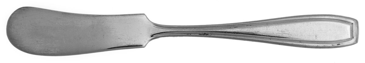 NTS19 (Silverplate) Flat Handle Butter Spreader by National Silver Co-1