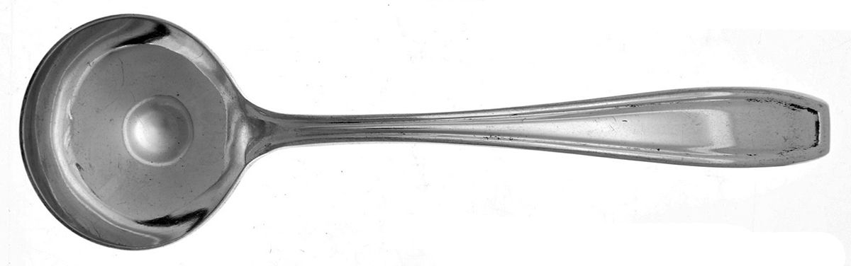 NTS19 (Silverplate) Round Bowl Soup Spoon (Bouillon) by National Silver Co-1