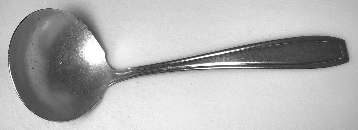 NTS19 (Silverplate) Solid Gravy Ladle by National Silver Co-1