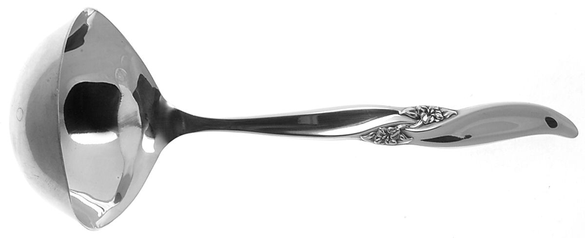 Lake Louise (Sterling) Solid Gravy Ladle by Northumbria-1