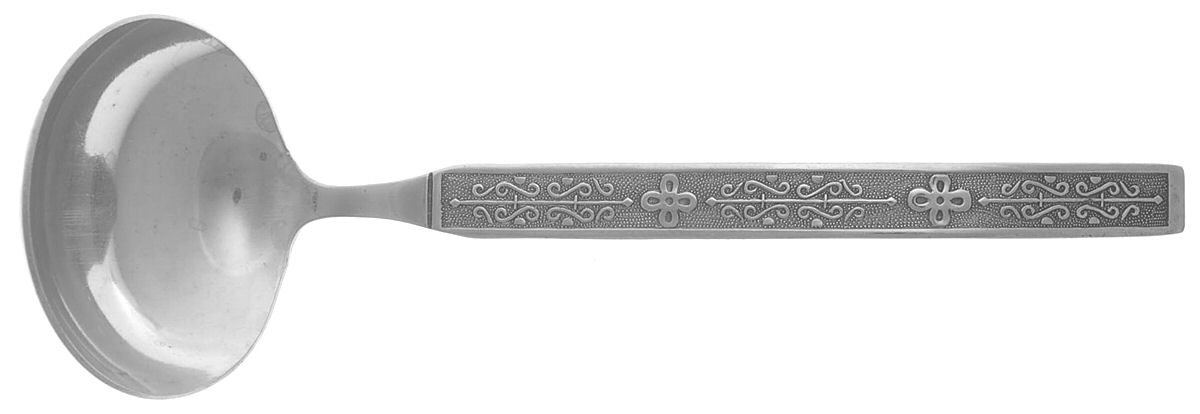 Kashmir (Stainless) Solid Gravy Ladle by National Stainless-1