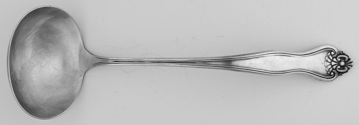 Verdi (Silverplate, 1904) Oyster Ladle Solid Piece by National Silver Co-1