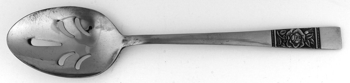 Laureen (Stainless) Pierced Tablespoon (Serving Spoon) by Nasco-1