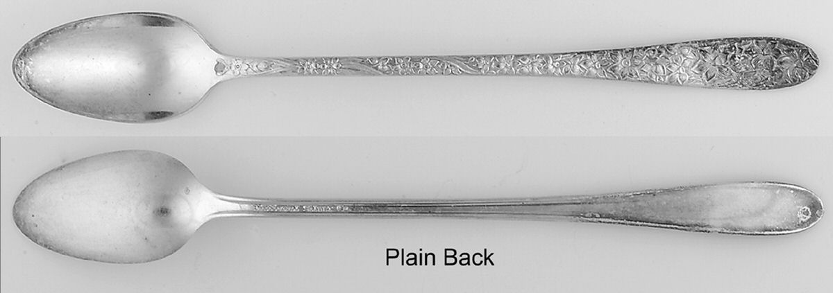 Narcissus (Silverplate) Iced Tea Spoon by National Silver Co-1