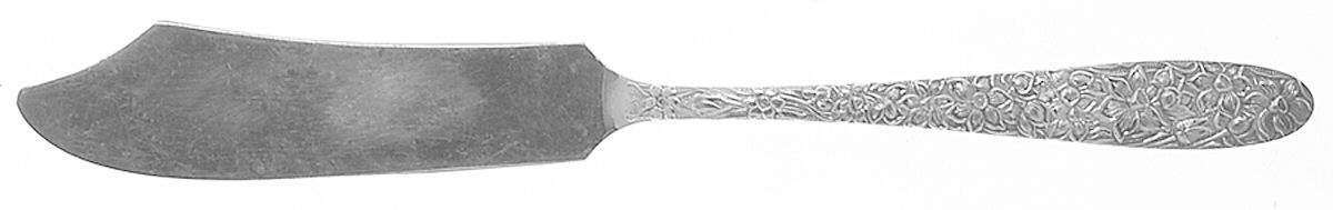Narcissus (Silverplate) Flat Handle Master Butter Knife by National Silver Co-1