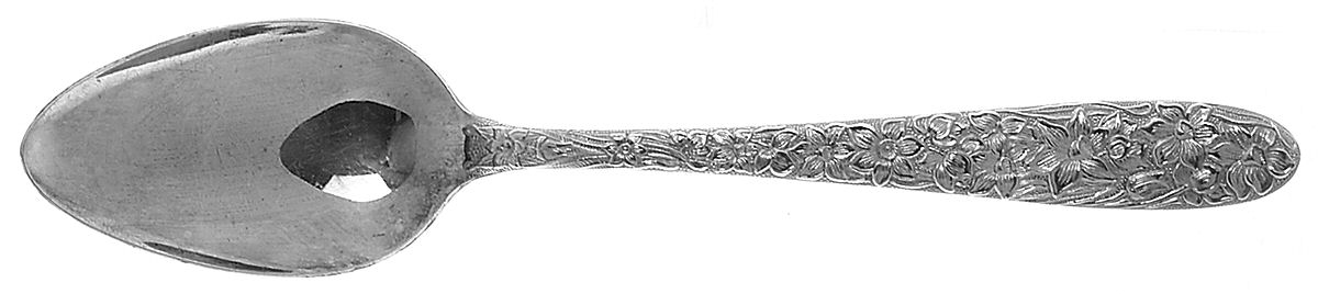 Narcissus (Silverplate) Place/Oval Soup Spoon by National Silver Co-1