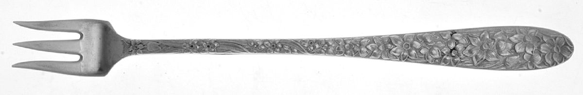 Narcissus (Sterling) Cocktail/Seafood Fork by National Silver Co-1
