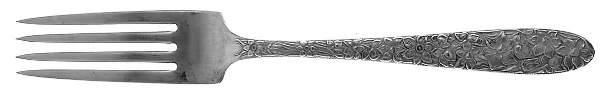 Narcissus (Sterling) Fork by National Silver Co-1