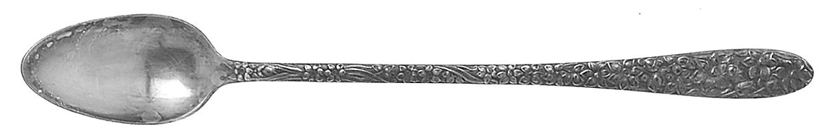 Narcissus (Sterling) Iced Tea Spoon by National Silver Co-1