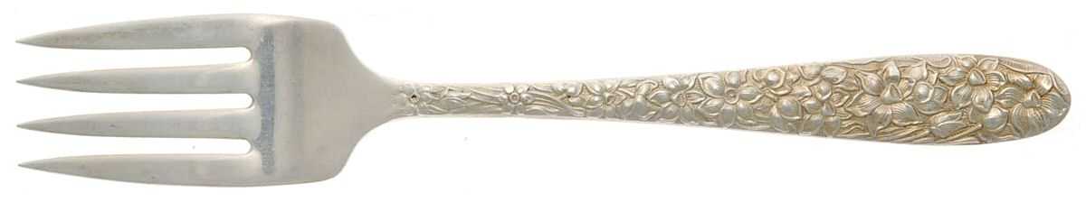 Narcissus (Sterling) Individual Salad Fork by National Silver Co-1