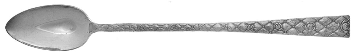 Rose Marie (Silverplate, 1952) Iced Tea Spoon by National Silver Co-1