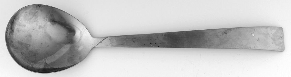 Kronor (Stainless) Oversize Solid Salad Serving Spoon by Nasco-1