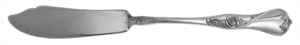 NTS25 (Silverplate) Flat Handle Master Butter Knife by National Silver Co-1