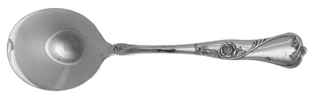 NTS25 (Silverplate) Round Bowl Soup Spoon (Gumbo) by National Silver Co-1