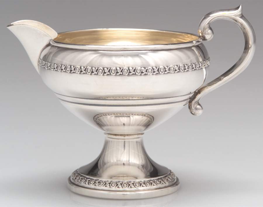 Margaret Rose (Sterling, 1938, Holloware) Weighted Mini Creamer by National Silver Co-1