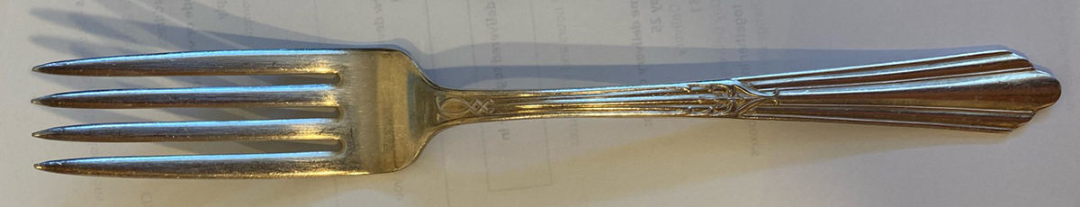 NTS29 (Silverplate) Fork by National Silver Co-1
