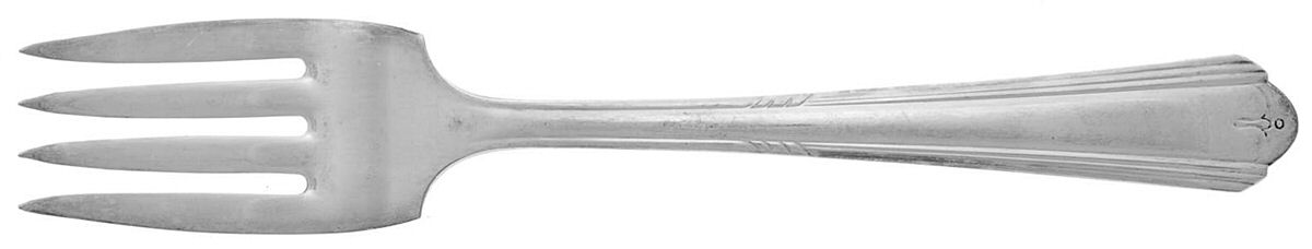 Monarch Plate One (Silverplate) Individual Salad Fork by National Silver Co-1