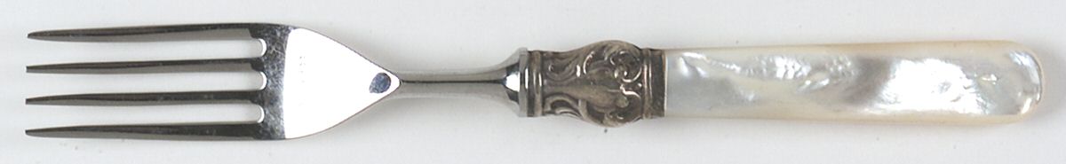 Pearl Handle Flatware 1 (Sterling) Pearl Handle Individual Dessert Fork by Northampton-1