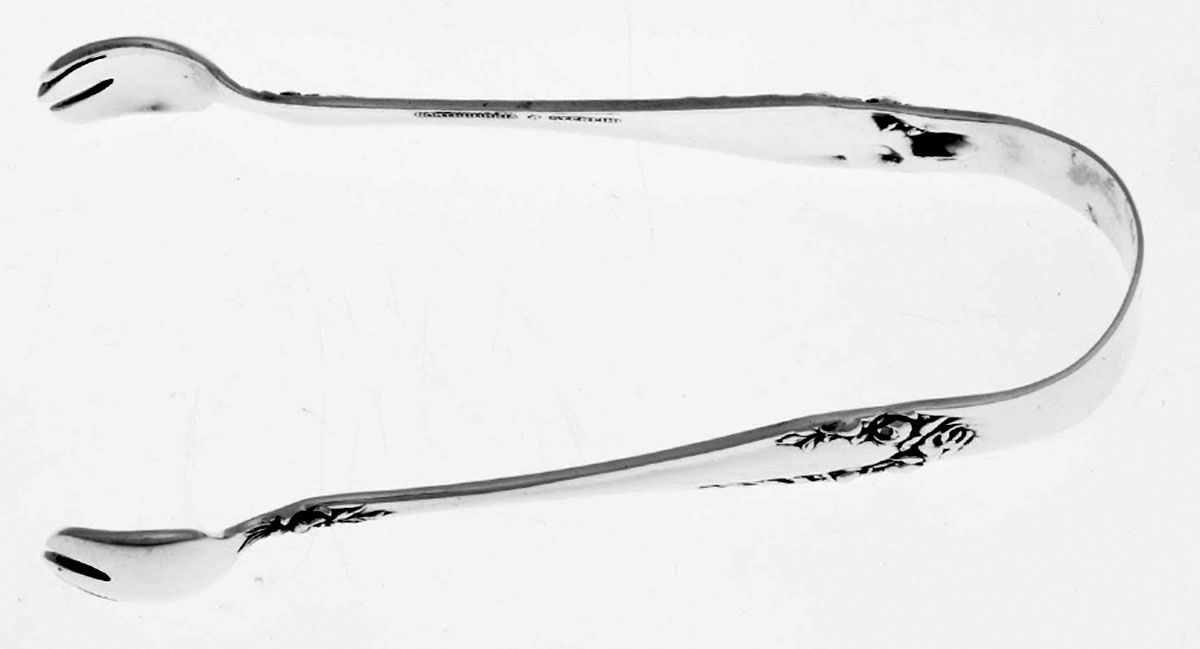 Normandy Rose (Sterling) Sugar Tongs by Northumbria-1