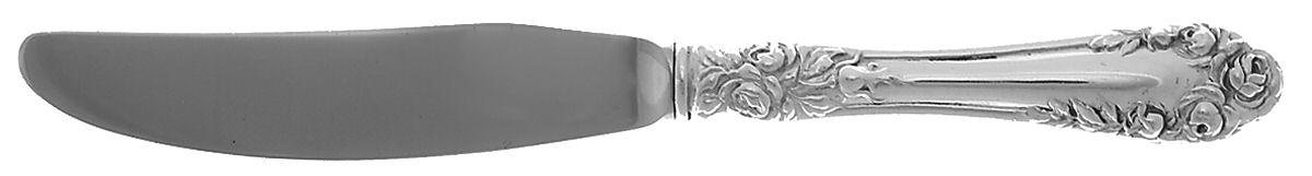 Normandy Rose (Sterling) Modern Hollow Butter Spreader (Stainless) by Northumbria-1