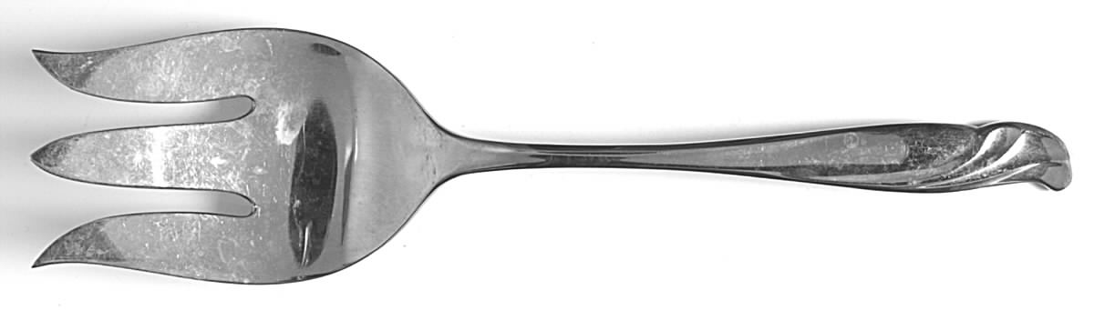 NRB3 (STAINLESS) Small Solid Cold Meat Serving Fork by Northumbria-1