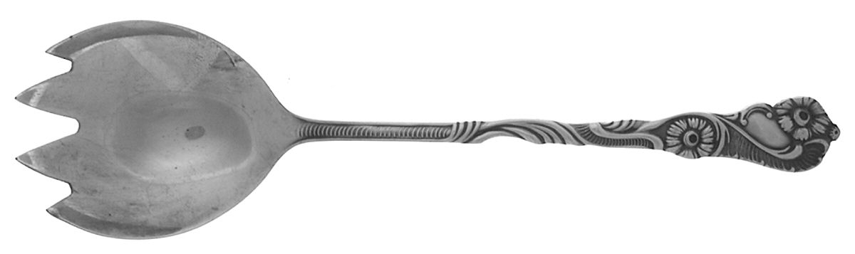 NIJ4 (SILVERPLATE) Solid Salad Serving Fork by Nils-Johan-1